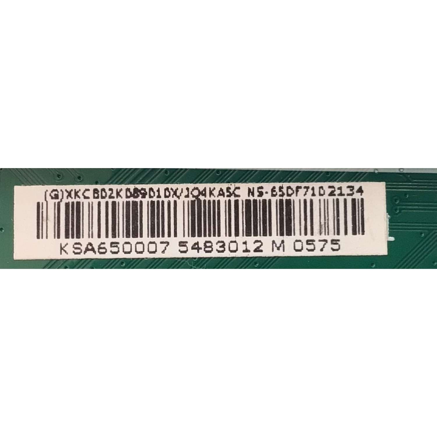 MAIN PARA SMART TV INSIGNIA 4K UHD / NUMERO DE PARTE XKCB02K089 / 715GA715-M01-B00-005K / (G)XKCB02K089010X / KSA650007 / 5483012 / PANEL TPT650WR-D022.L REV:S01G / DISPLAY ST6451D02-02 VER.2.1 / MODELO NS-65DF710NA21 - Imagen 3